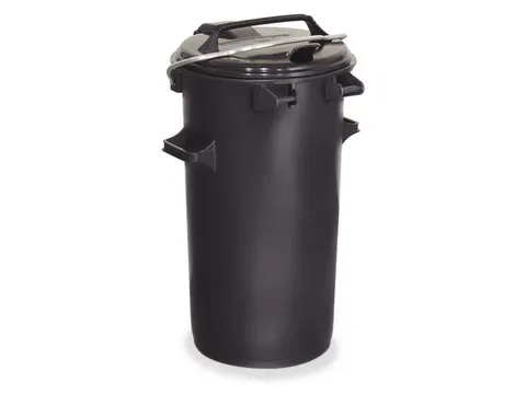 Vuilnisbak Pe Ø Boven/onderaan 390/300Mm H 730 Mm 1 Beugel-/2 Handgre