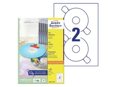 Etiket Avery L6043-100 CD wit 200stuks