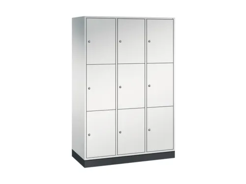 grootvolume-lockersysteem,RAL 7035,HxBxD 1950x1220x500mm,3x3vakken