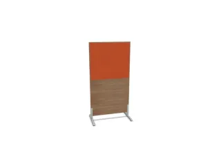 scheidingswand,HxB 1545x800mm,NT-cherry,BN3012-oranje - 2