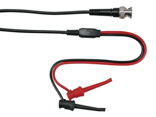 Coaxkabel 1m - BNC Mannelijk + 2Miniatuur Klemtestpennen - 1
