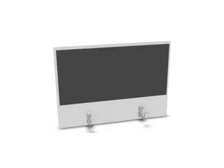 opzetpaneel,v. bureau,aanbouw achter,B 800mm,Bl-wit,BN8010-antraciet - 1
