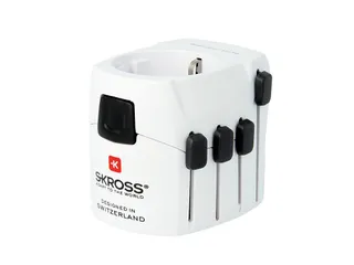 Wereldreisadapter Met Geaarde Stekkers 7 A - 1