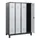 schoollocker,HxBxD 1630x1200x500mm,4vak,vak B 300mm,cil.-slot,voeten