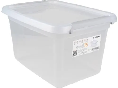 Opbergdoos 15 Liter Transparant