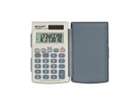 Calculator Sharp-EL243EB grijs-blauw pocket