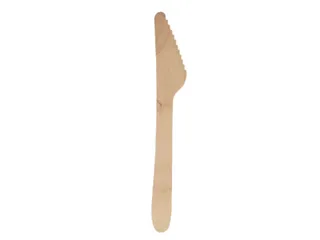 Mes IEZZY 160mm hout 100 stuks - 1