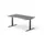 Elektrisch ihv bureau,HxBxD 650-1310x1600x900/800mm,blad donkergrijs