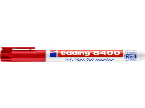Cd marker edding 8400 rond rood 0.5-1.0mm