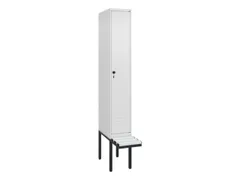 Armoire vestiaire avec banc HxlxP 2120x300x815mm 1compart.