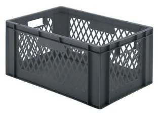 Euronorm-Stapelbak 51l H X L X B 270x600x400mm Grijs - 1