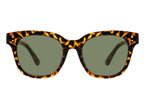 Zonnebril Montana met groen G15 gepolariseerd glas glans turtle
