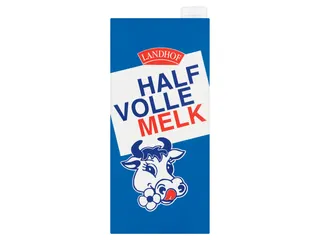 Melk Landhof halfvol houdbaar pak 1 liter - 1