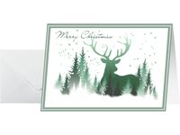 Kerstkaarten Sigel incl. envelop Kerst Forest, glanskarton , voorkant