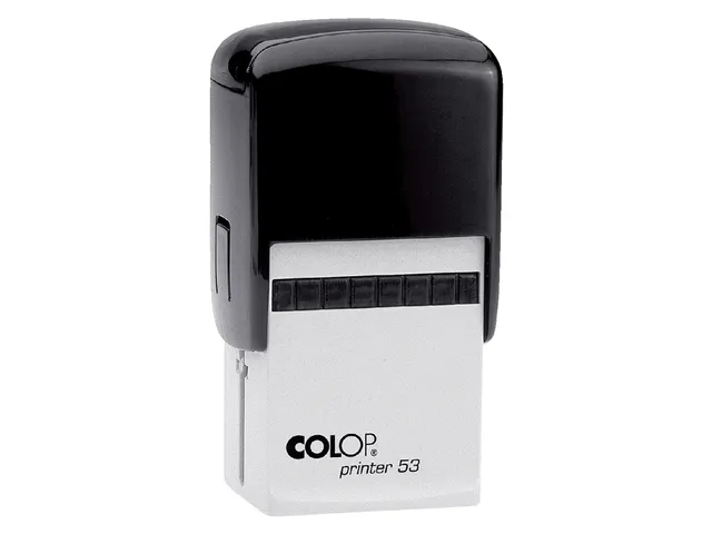 Tekststempel Colop Printer 53 port betaald Zwart