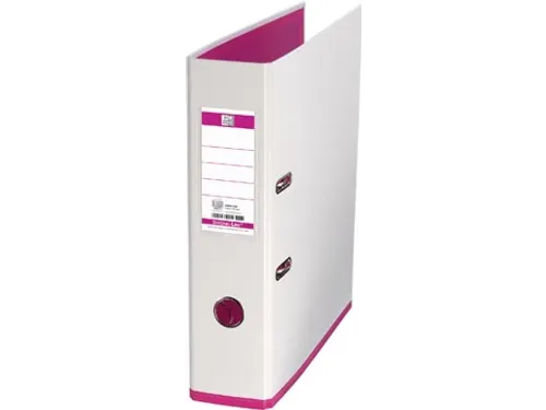 Elba Ordner Mycolour Pp A4 80mm Wit/Roze