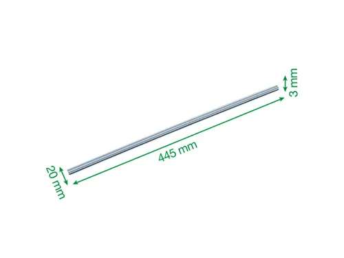 Mesgeleider voor rolsnijmachine Leitz Precision Office A4+ 2 stuks