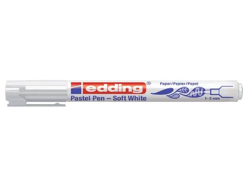 Viltstift edding 1500 soft wit
