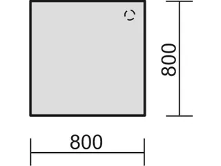koppelelement voor bureau,90 °,HxBxD 680-800x800x800mm,blad lichtgrij - 4