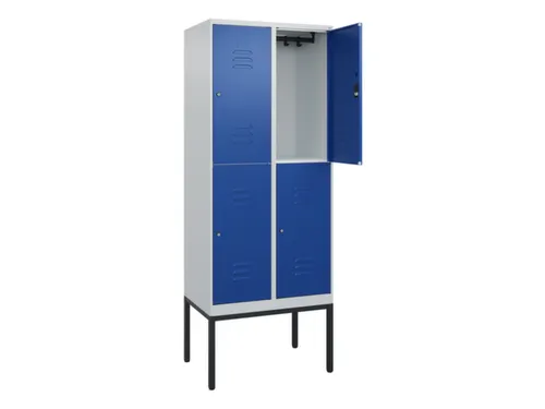 dubbeldekse locker,HxBxD 2120x800x500mm,2x2vak.,vak B 400mm
