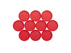 Industriële magneet Ø 30mm 10 Stuks Rood
