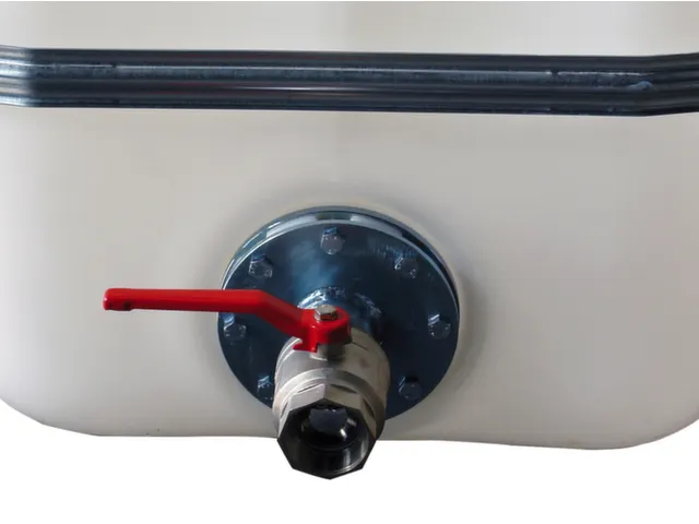 Messing Kogelkraan 2 Met Stalen Tegenflens