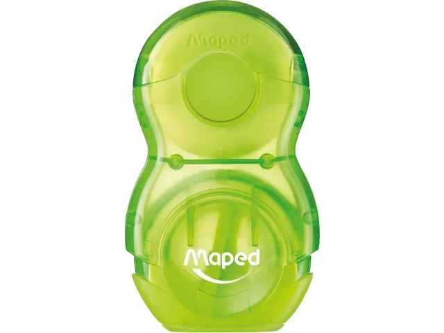 Puntenslijper Maped Loopy 1 gaats met gum display á 24 stuks assorti