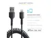 USB A naar Lightning Kabel 1 Meter Zwart, MFi Gecertificeerd, iPhone L
