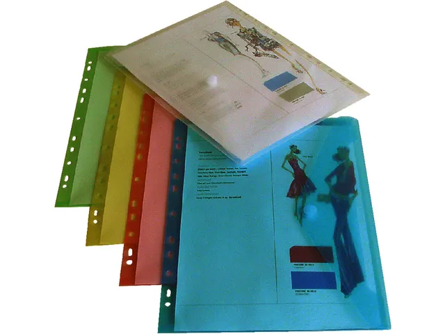 Enveloptas HF2 A4 240x310mm 11-gaats PP transparant wit