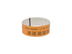 Zebra Z-Band Splash 10012717-6K oranje 25 mmx254mm 6x350 stuks