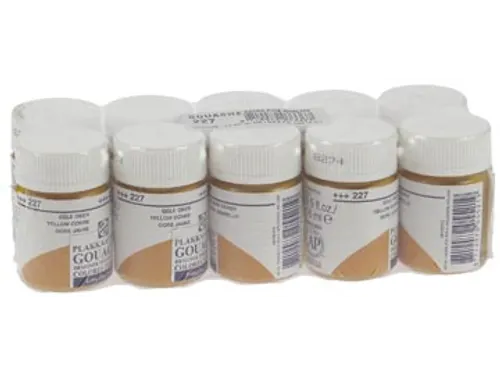 plakkaatverf Extra Fijn flacon van 16 ml, gele oker