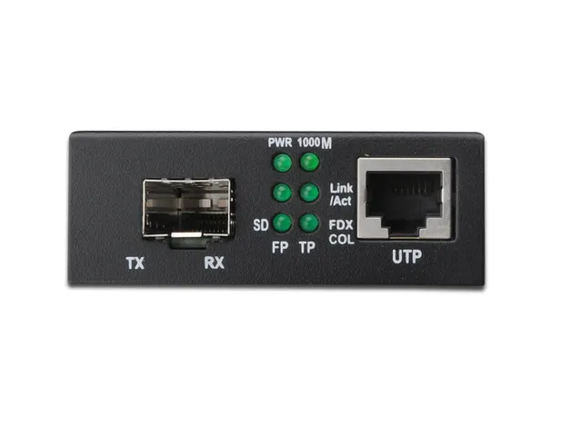 Gigabit Ethernet-mediaconverter, SFP SFP open slot, zonder SFP-module