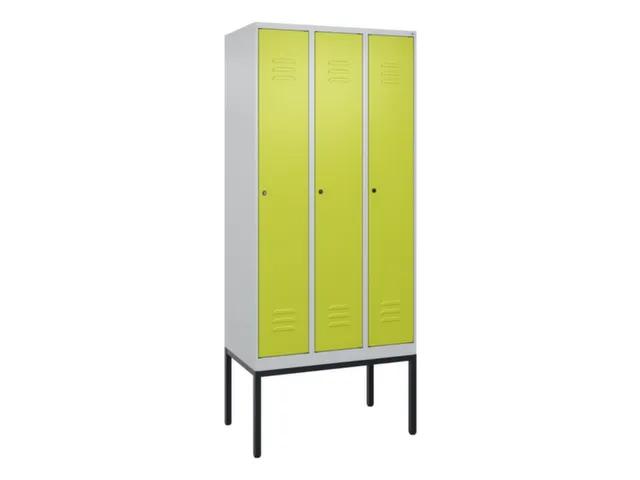 locker voor scheiding van kleding,HxBxD 2120x900x500mm,3vak