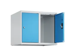 opzetkast,v. locker,2vak.,vak B 300mm,HxBxD 500x600x500mm,cilinderslot