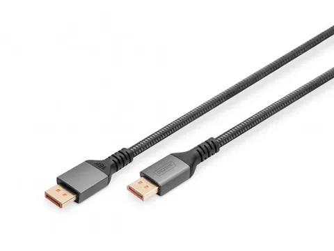 Premium DisplayPort-aansluitkabel type DP M/M 1m UHD 8K, DP 2.1, zwart