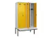 locker met bank,voor scheiding van kleding,HxBxD 2120x1200x815mm,4vak