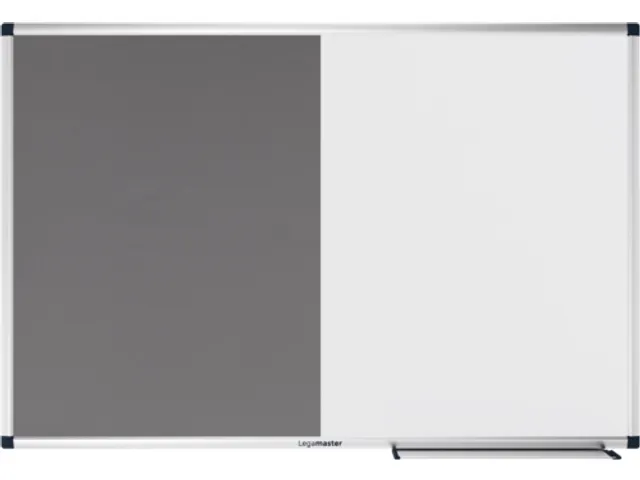 UNITE combibord grijs vilt-whiteboard 60x90cm