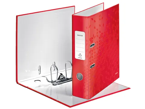 Ordner Leitz WOW 180 1005 gelamineerd 600 vel rood