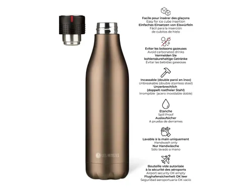 Thermosfles Les Artistes Paris 750ml Brass
