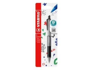 Balpen STABILO pointball colorful zwart blister à 1 stuk - 6