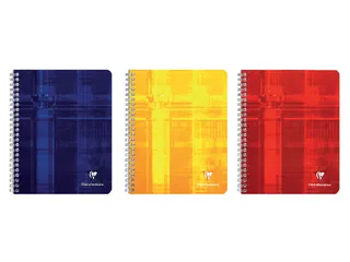 Schrift Clairefontaine Matris 210x297mm lijn 100blz spiraal Assorti - 1