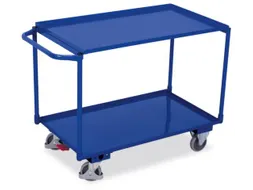 Tafelwagen 250kg 1000x600mm 2 Etages Ral5010 Staalplaat
