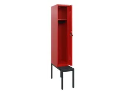 locker met bank,HxBxD 1950x300x815mm,1vak,vak B 300mm,draaigrendel