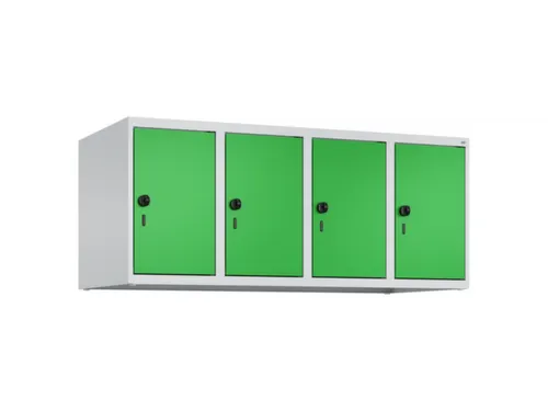 opzetkast,v. locker,4vak.,vak B 300mm,HxBxD 500x1200x500mm