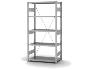 systeemstelling,grondveld,HxBxD 2000x1060x535mm,vakl. 330kg - 2