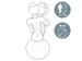Ballon d'assise Leitz Ergo anti-basculement 55cm gris foncé