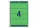 Rugetiket Avery Zweckform breed 61x192mm zelfklevend groen L4768-20