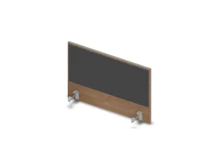 opzetpaneel bureau aanbouw NT-cherry BN8010-antraciet 800mm - 1