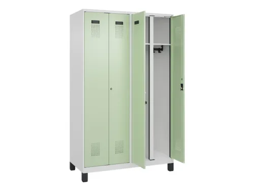 locker voor scheiding van kleding,HxBxD 1950x1200x500mm,4vak