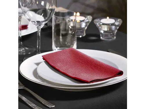 Tork 477570 Dinnerservet Advanced Bordeaux 39x39cm